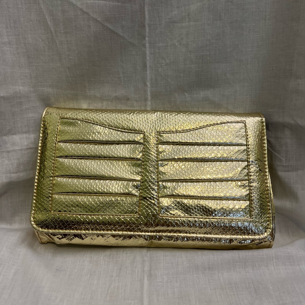 Gold Clutch Bag
